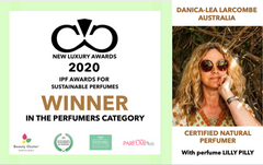 Winner in the perfumers category New Luxury Awards